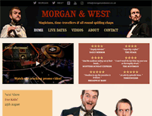 Tablet Screenshot of morganandwest.co.uk